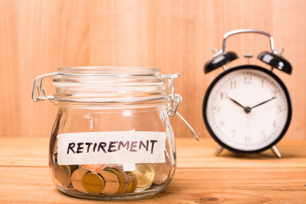 saving for retirement concept