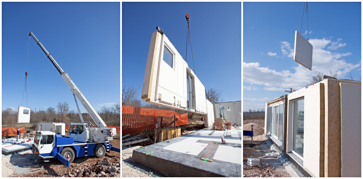 modular construction in a nutshell and series of photos